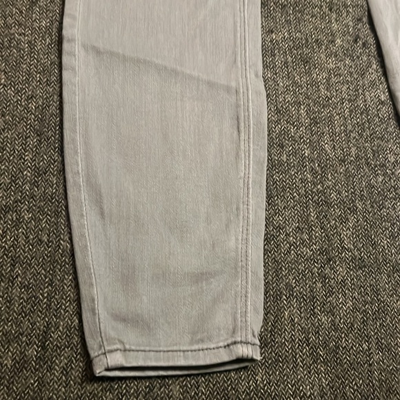 Spanx Grey Stretch Jegging Skinny Grey side zipper sz M - Picture 4 of 10